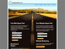 Tablet Screenshot of freespeedtest.com